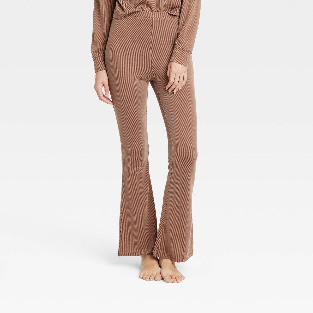 Women's Knit Lounge Flare Pants - Colsie™ | Target