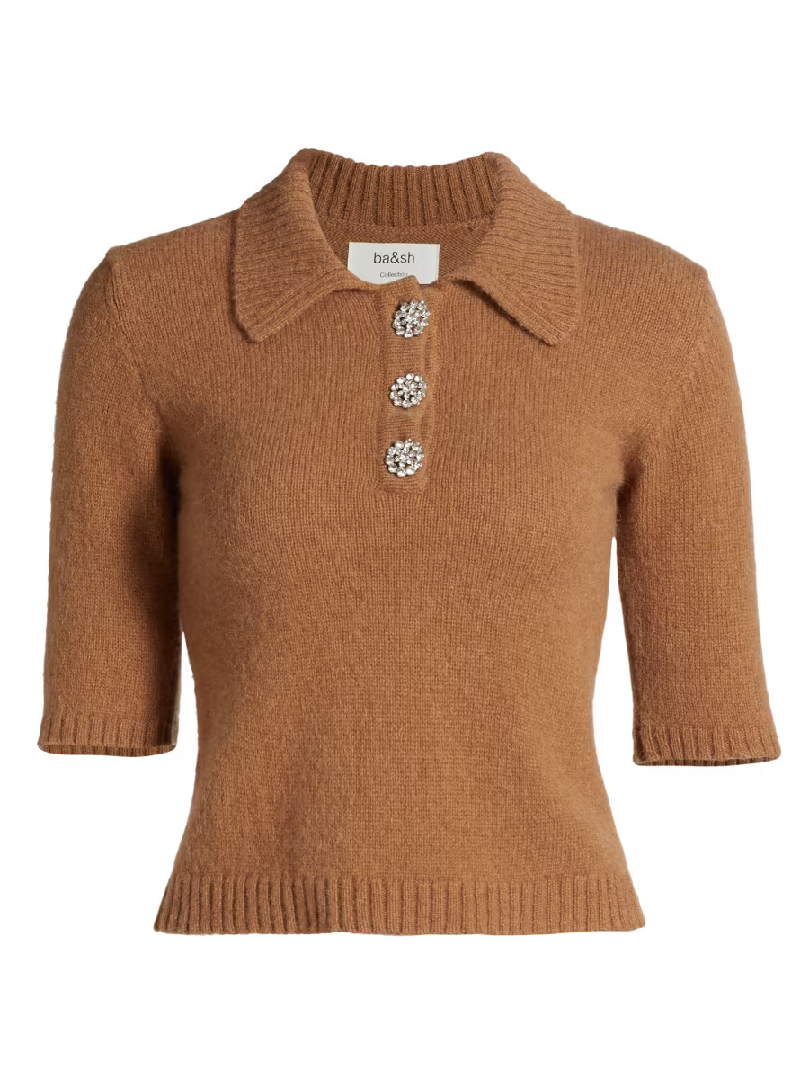 Dylak Embellished Wool Sweater | Saks Fifth Avenue