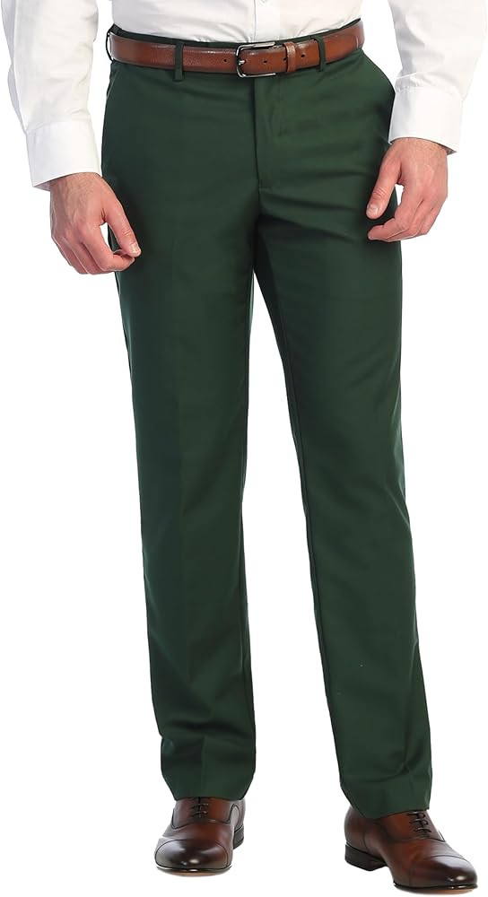 Gioberti Men's Hidden Expandable Waist Dress Pants | Amazon (US)