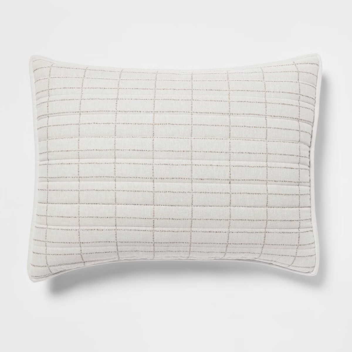 Flannel Windowpane Quilt Sham - Threshold™ | Target
