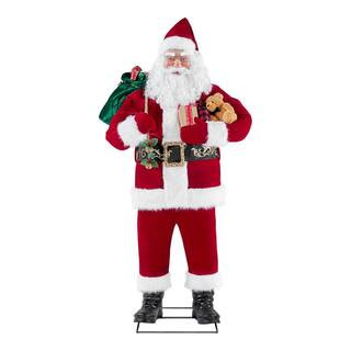 6 ft Animated Singing Santa Christmas Animatronic | The Home Depot
