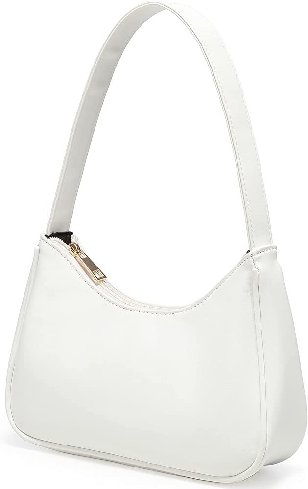 Shoulder Bags for Women, Cute Hobo Tote Handbag Mini Clutch Purse Zipper Closure | Amazon (US)