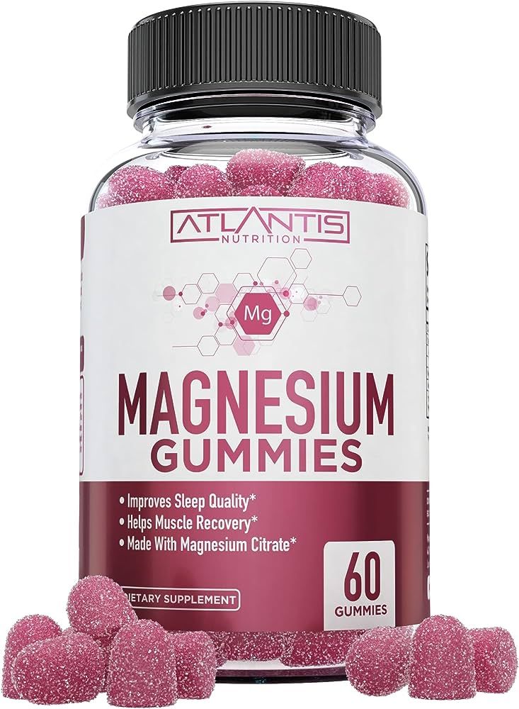 Magnesium Gummies - 770 MG Magnesium Citrate - Promotes Calmness & Improves Sleep. Helps Muscles ... | Amazon (US)