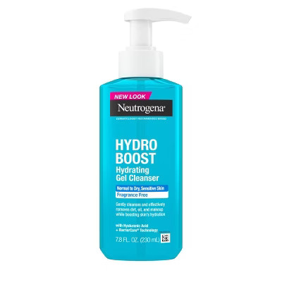 Neutrogena Hydro Boost Hydrating Gel Cleanser - Fragrance Free - 7.8 fl oz | Target