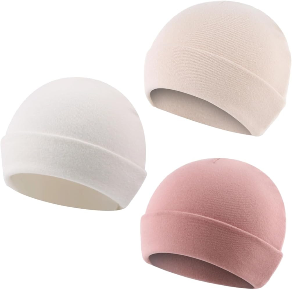 PESAAT Newborn Hospital Hat Infant Baby Boy Girl Cotton Beanie Preemie 0-12months Hats | Amazon (CA)