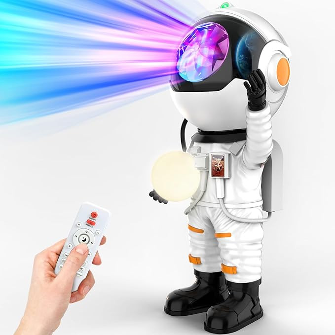 Rossetta Astronaut Galaxy Projector, Star Projector for Bedroom, LED Night Light for Kids Room wi... | Amazon (US)
