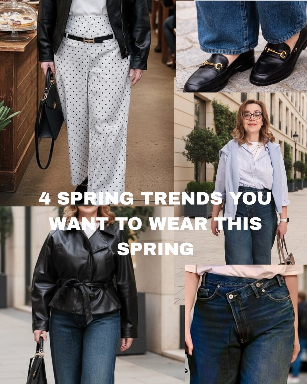 Every season, I add a few trendy pieces to my basic wardrobe. As a rule of thumb, I don’t buy anything unless I can wear it with at least three pieces already in my closet.

This spring I’m adding:

• Asymmetrical wide-leg jeans @zara – that one small detail, the asymmetrical zipper, instantly takes them from basic to elevated. It’s the kind of unique detailing that makes a simple outfit feel intentional.

• White polka dot set @Shein – I’m a big sucker for black and white polka dots. I have this as a set (pants + jacket), but I probably won’t wear them together. I’ll style them separately so each piece works harder with my black jeans, white pants, skirts, denim.

• Black faux leather peplum jacket – @Zara - oversized shapes are giving way to cinched silhouettes and hourglass lines. I’m embracing that shift with this peplum jacket that defines the waist and instantly sharpens the look.

• Icy blue color replaces the dusty pink this season – this shade is in my seasonal color palette, so it flatters me automatically. And it pairs beautifully with denim, navy, grey, white, even black.

How are you refreshing your wardrobe for Spring? Comment below ⬇️ 

To shop this post comment SHOP to get the links in your DM.
Or copy and paste this 🔗:



For more style tips, comment STYLE101 to get the link to my self styling guide or click the link in my bio.

Save for spring inspiration! Share with a friend who says she has “nothing to wear.”
Follow for simple, modern styling and beauty advice for women over 40.

If you enjoy my content please comment, save and especially share the post - it helps to sustain my channel ❤️

#springfashion2026
#wearabletrends
#styleover50 
#modernwardrobe
#wardrobeupdate

#LTKstyletip #LTKmidsize #LTKover50style