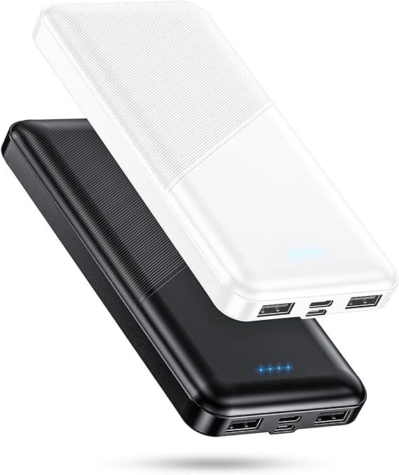 Feeke Portable-Charger-Power-Bank - 2 Pack 15000mAh Dual USB Power Bank Output 5V3.1A Fast Chargi... | Amazon (US)