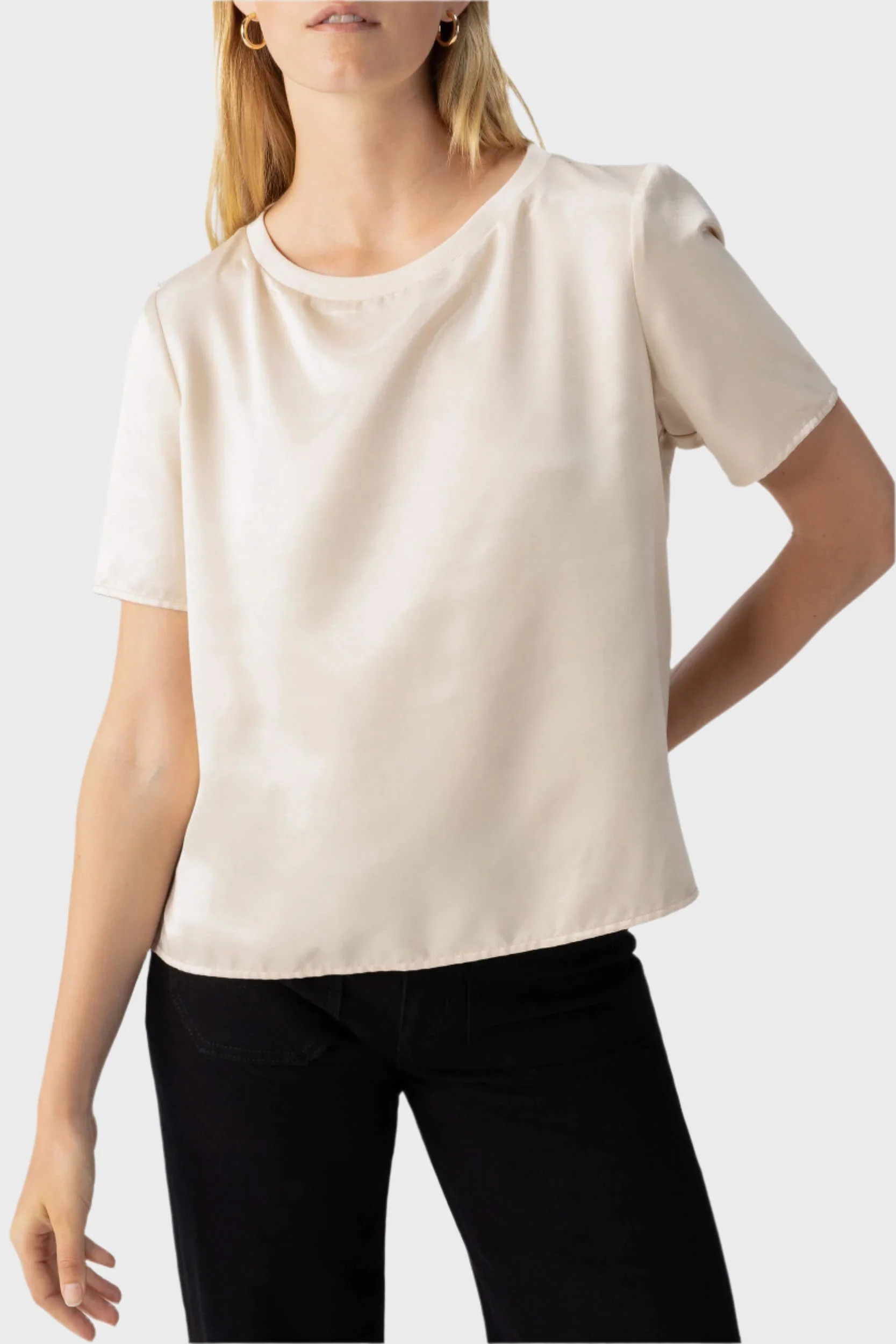 Sanctuary Timeless Satin Tee | Gibson