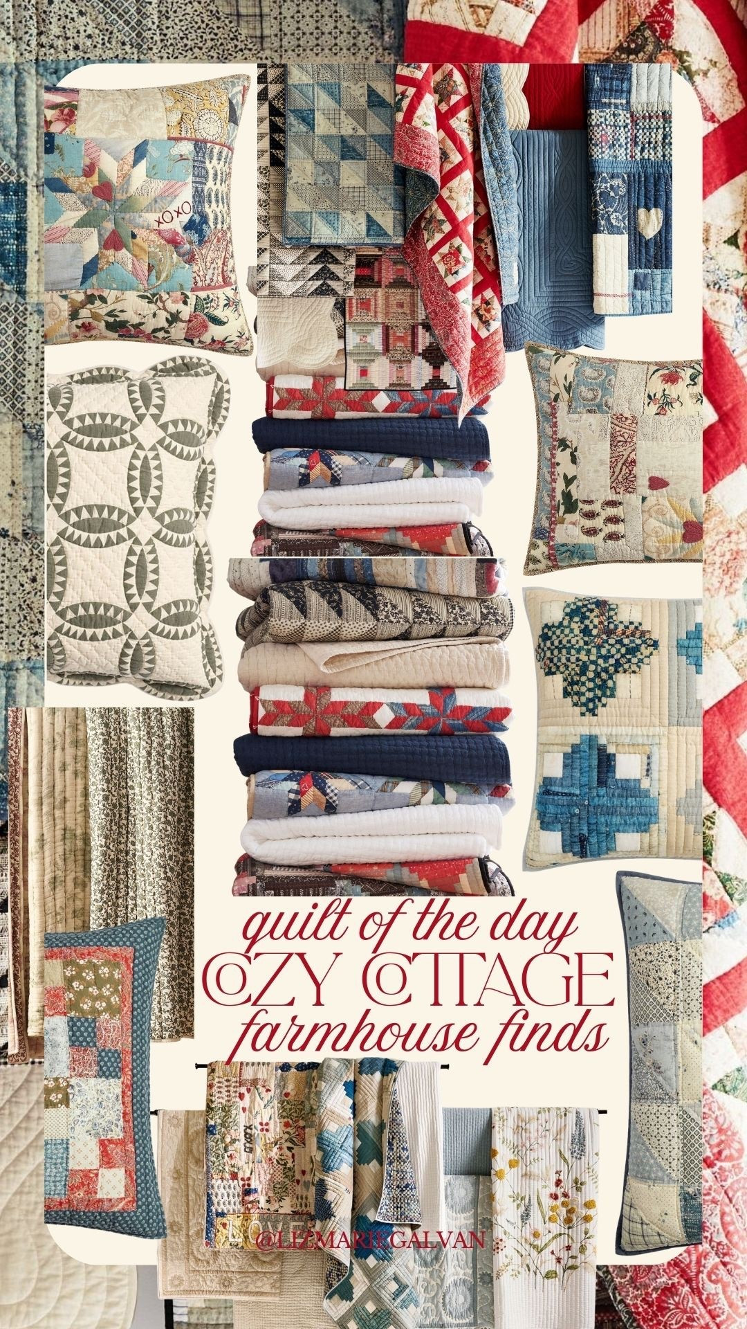 Cozy cottage quilts - love these antique inspired quilts so much! 

#LTKSeasonal #LTKSaleAlert #LTKHome