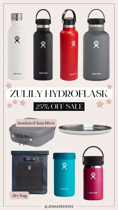Zulily Hydroflask | Zulily Deals | Hydro Flask Cups | Hydro Flask Water Bottles | Hydro Flask Lunch Box 

#LTKsalealert #LTKHoliday #LTKSeasonal