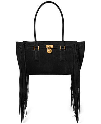 Michael Kors Hamilton Moderne Medium Leather East West Shoulder Tote - Macy's | Macy's