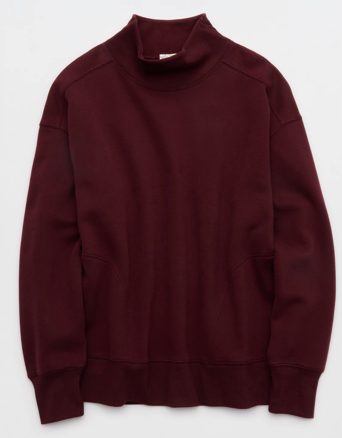 OFFLINE By Aerie Cloud Fleece Oversized Mockneck Sweatshirt | Aerie