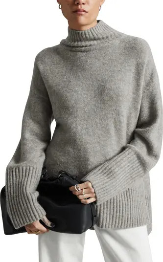 & Other Stories Oversize Wool & Mohair Blend Turtleneck Sweater | Nordstrom | Nordstrom