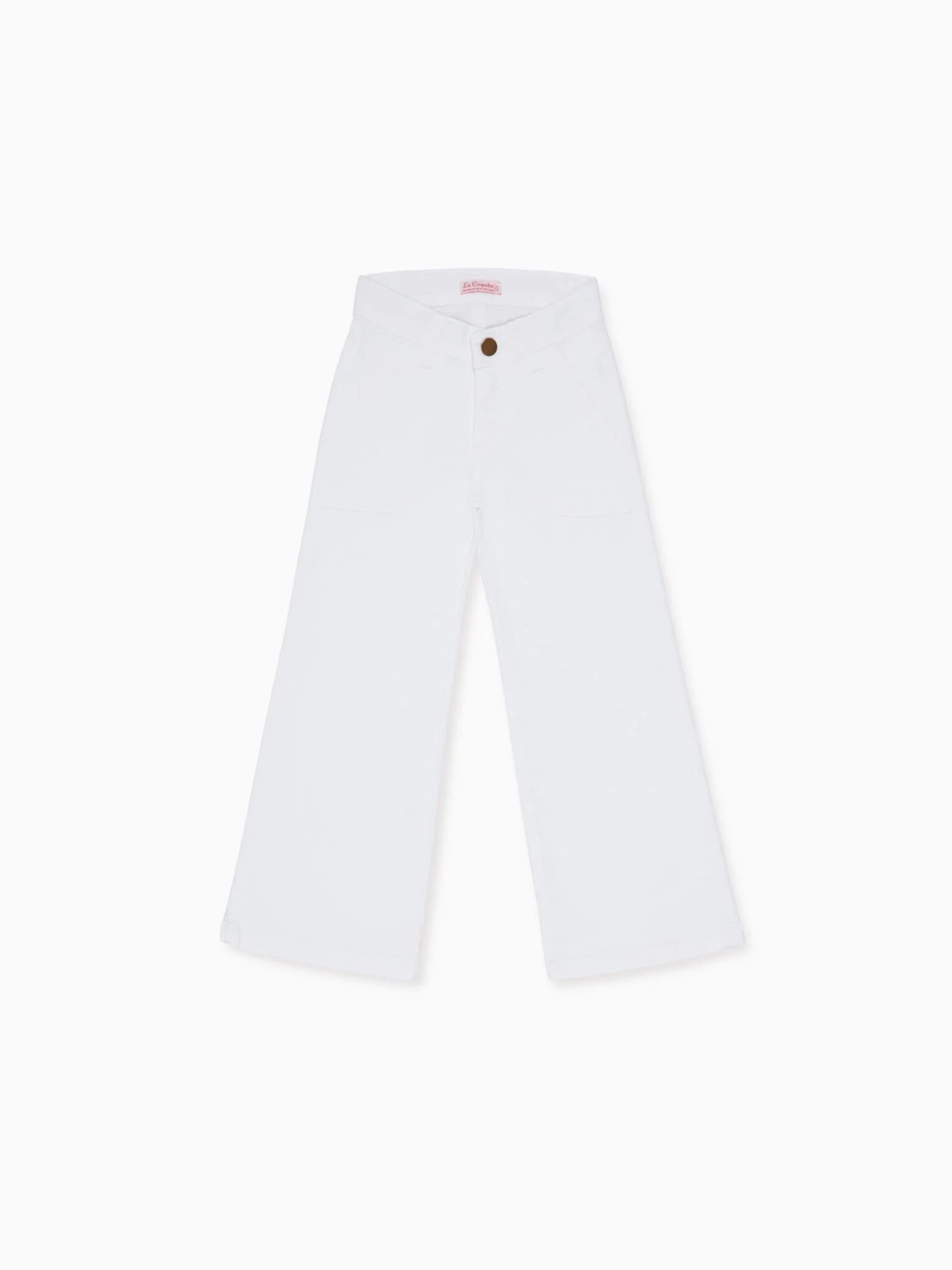 White Enola Girl Jeans | La Coqueta (US)