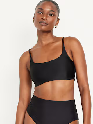 Scoop-Neck Bikini Swim Top | Old Navy (US)
