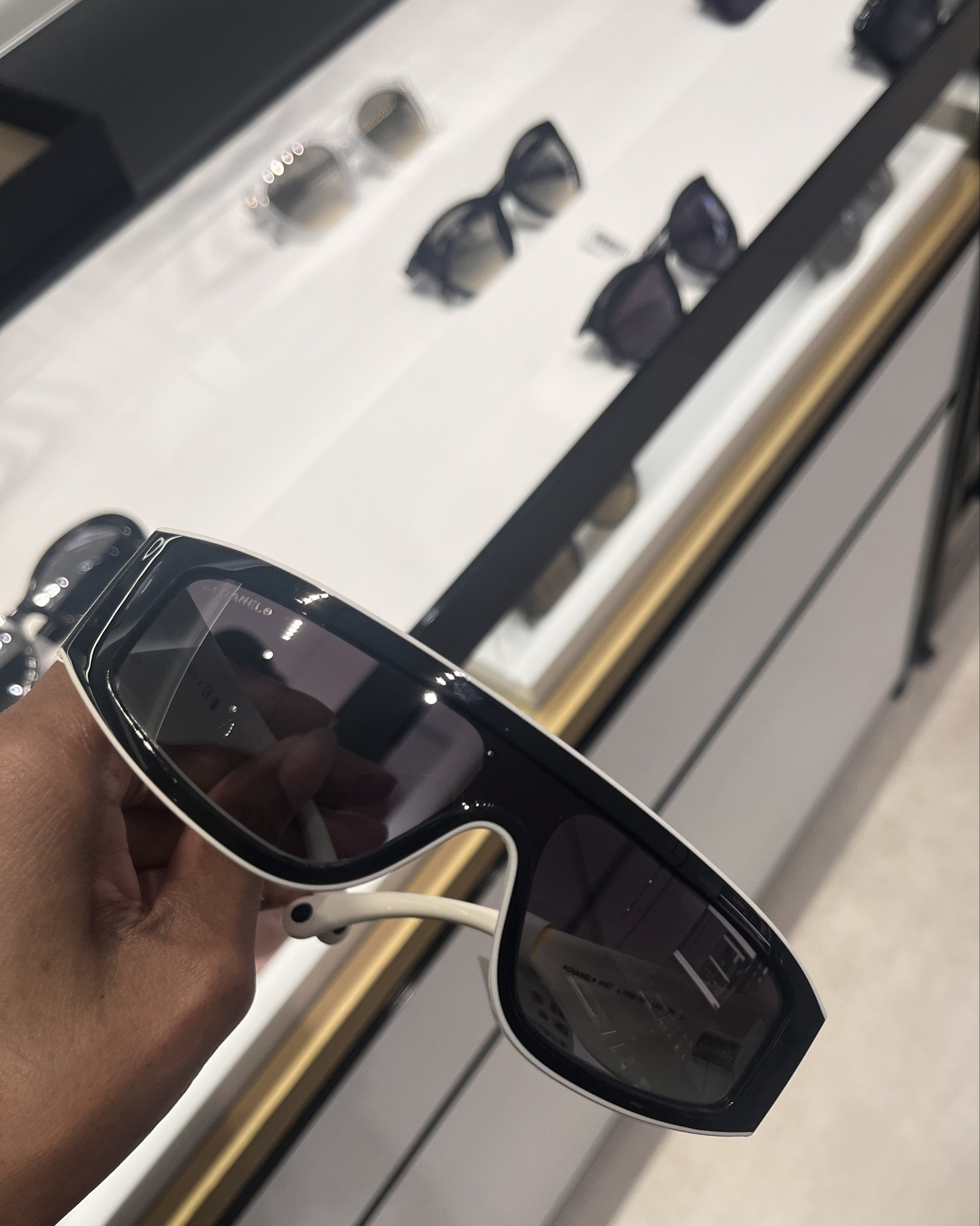 CHANEL sunglasses // seen worn by WNBA player Angel Reese 

Chanel sunglasses, luxury sunglasses, Chanel fashion, Chanel beauty, shield sunglasses, black and white, summer fashion, vacation wear 

#LTKTravel #LTKStyleTip #LTKBeauty