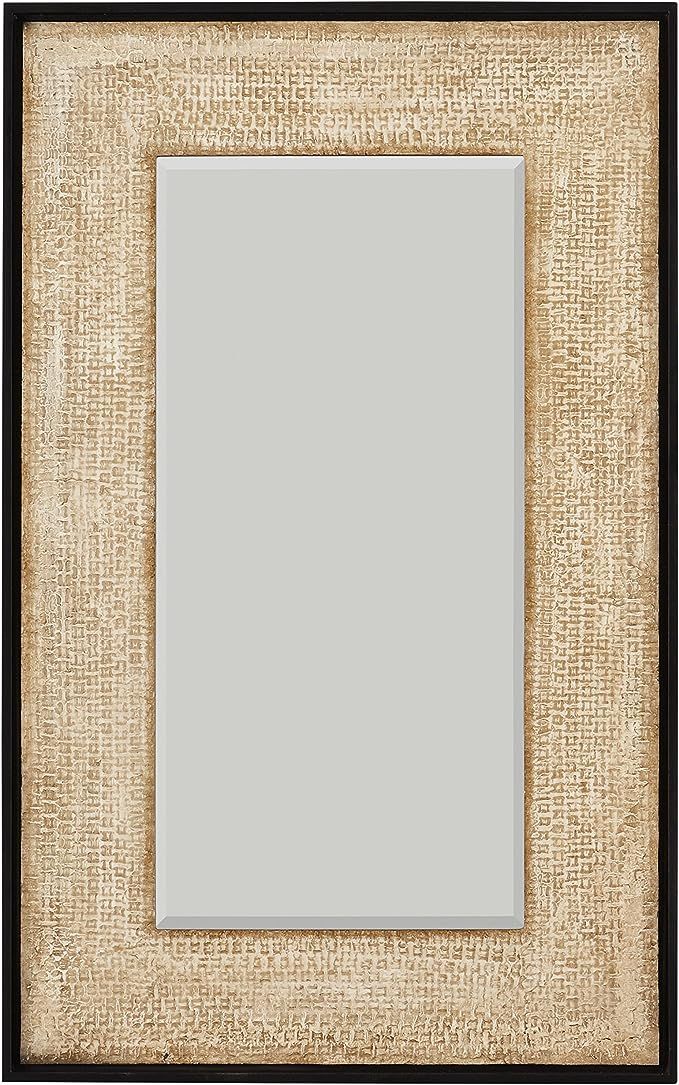 Amazon Brand – Stone & Beam Rustic Woven Frame Mirror, 48" H, Natural | Amazon (US)