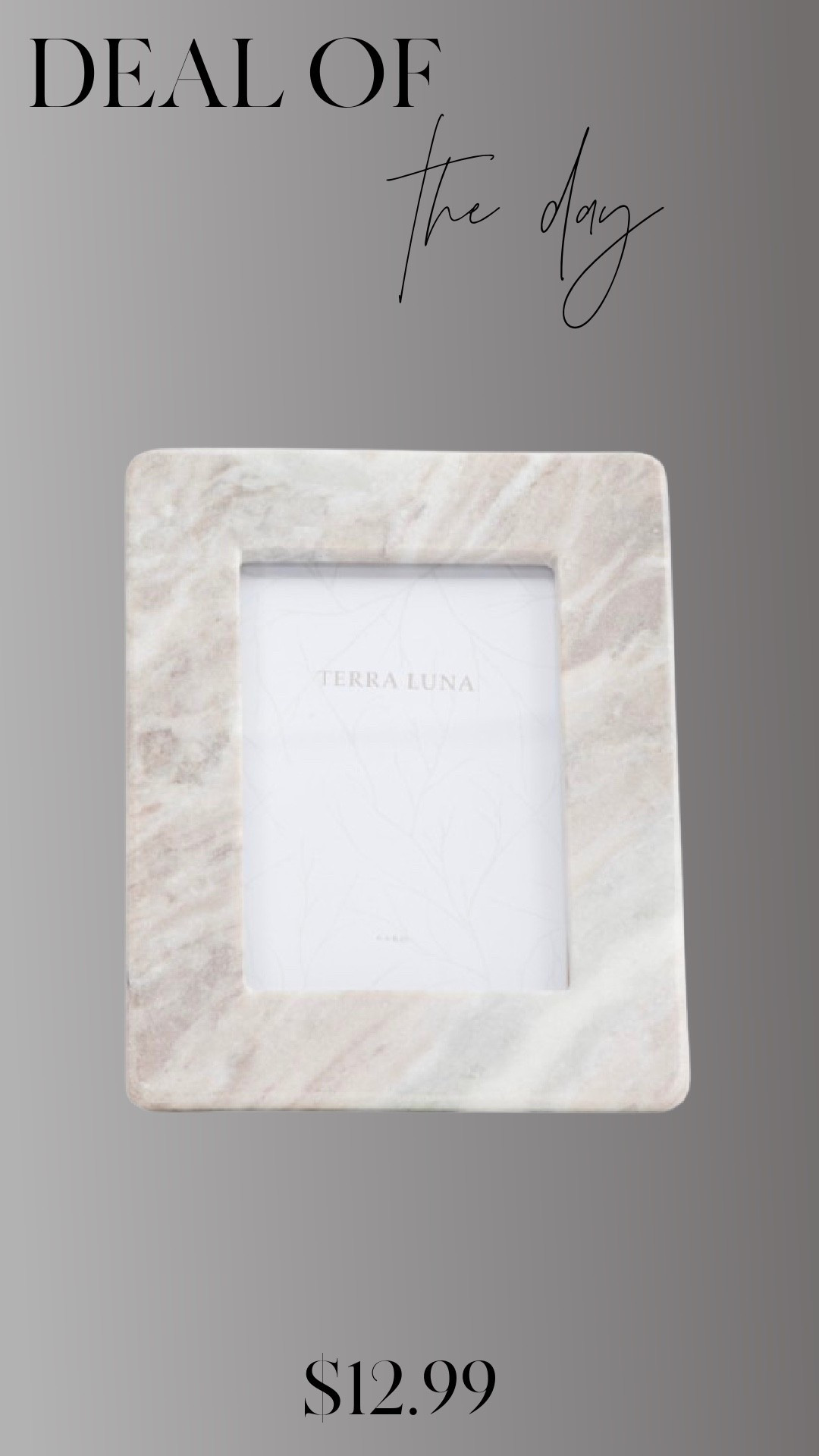 This marble picture frame is such an easy way to elevate shelves and side tables. I love the soft curved edges and neutral stone — it makes even the simplest photo feel intentional. And the price is so good.

#LTKHome #LTKSaleAlert