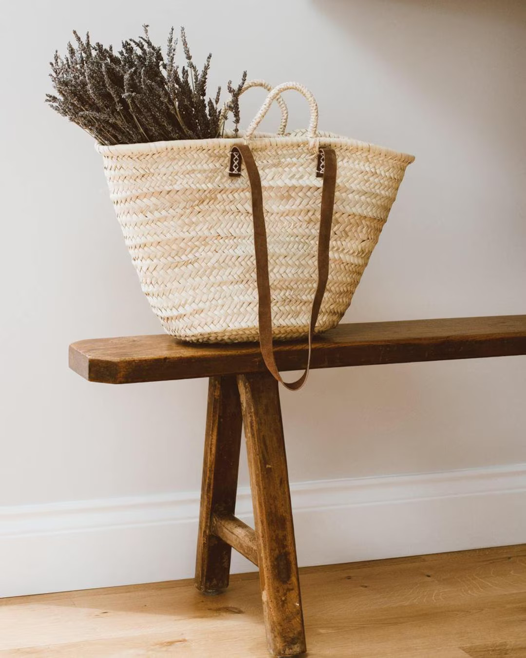 Straw Bag With Long Leather Handles, Shopping Basket, French Baskets, Moroccan Basket, Straw Bask... | Etsy (CAD)