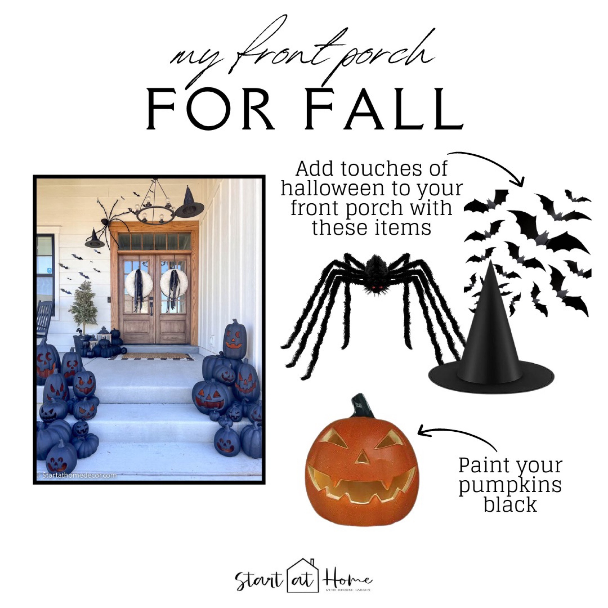 My front porch for fall, Halloween decor, Brookestartathome 

#LTKhome #LTKSeasonal #LTKFind