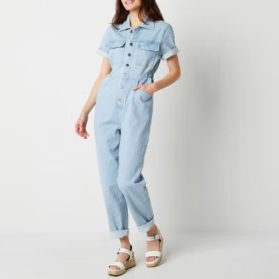 new!a.n.a Short Sleeve Jumpsuit | JCPenney