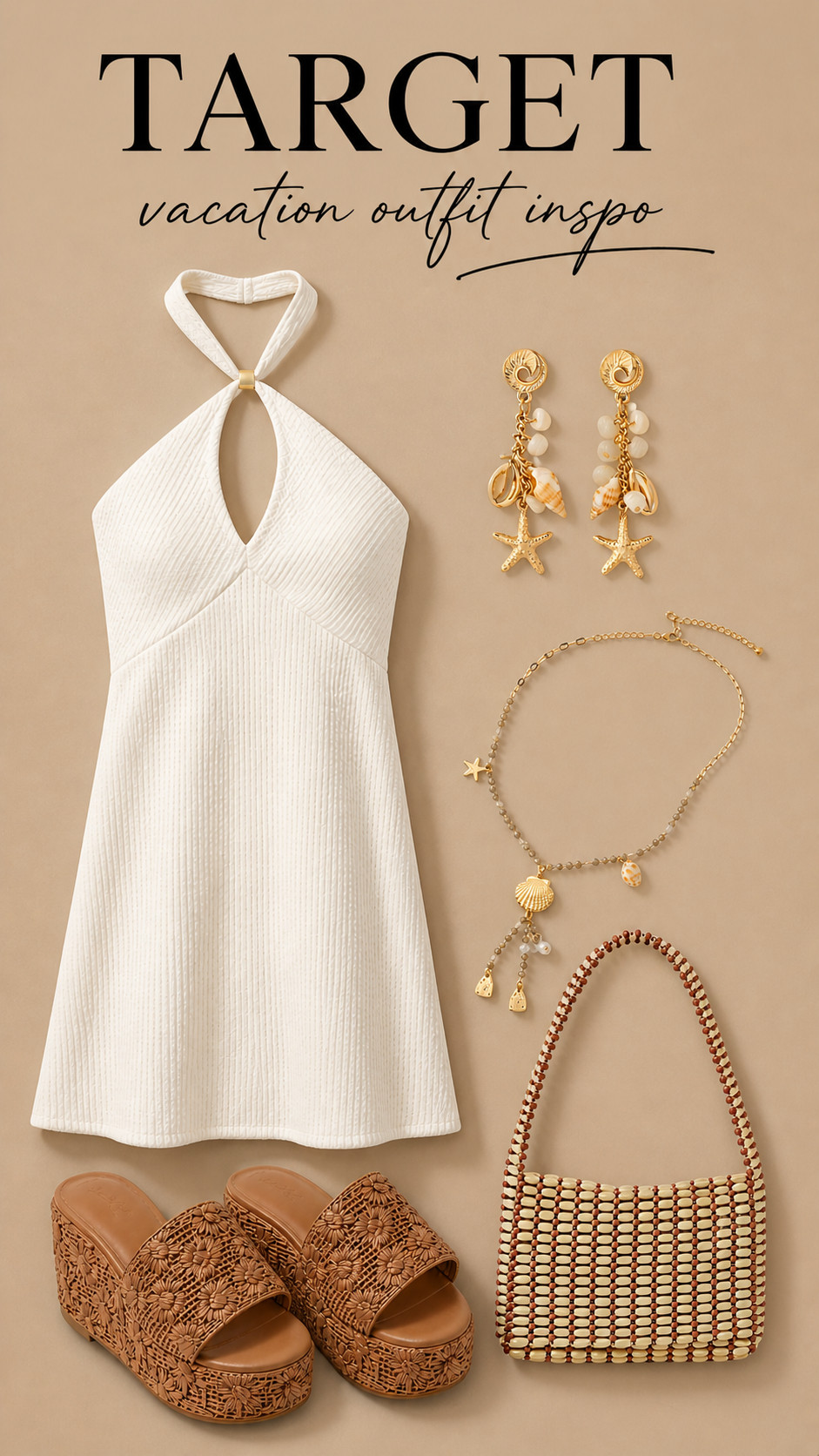 Vacation outfit inspo! Sandals and accessories are on sale!  

 #LTKootd #LTKSeasonal #LTKSaleAlert