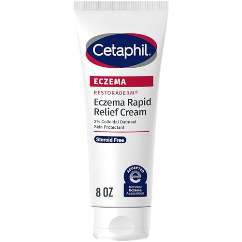 CETAPHIL ECZEMA RESTORADERM FLARE-UP RELIEF CREAM, For Eczema Prone Skin, 8 oz, Barrier Repair, 48 Hour Hydration, 2% Skin Protectant Colloidal Oatmeal, Steroid Free | Amazon (US)