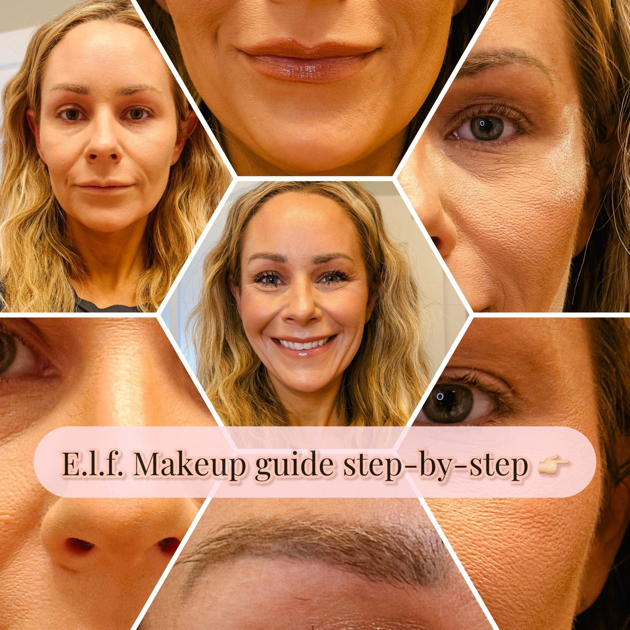 Feeling festive with this glow! ✨✨ Starting with Halo Glow Liquid Filter in shade 3 light/medium mixed with bronzing drops for that perfect base. 
Contoured with the medium/tan halo glow wand. 
A pop of color with Monochromatic Multi Stick in Dazzling Peony and a touch of glam on the eyes with the Naked Elf Palette. Topped it off with cream glide lip liner in mauve aside and jam session lip oil. Set with HD setting powder and power grip setting spray for  and a flawless finish! 💖


#LTKSaleAlert #LTKSpringSale #LTKBeauty