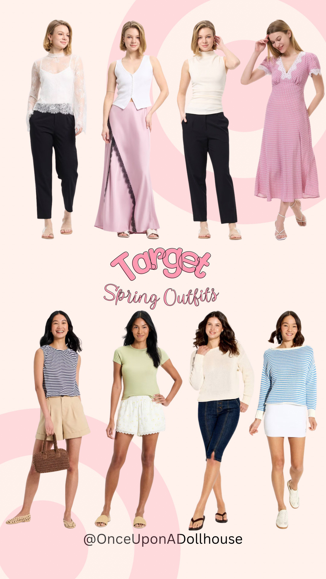 Target Spring Outfits!

Top, shorts, pants, skirt, dress, lace top

#LTKootd #LTKSeasonal