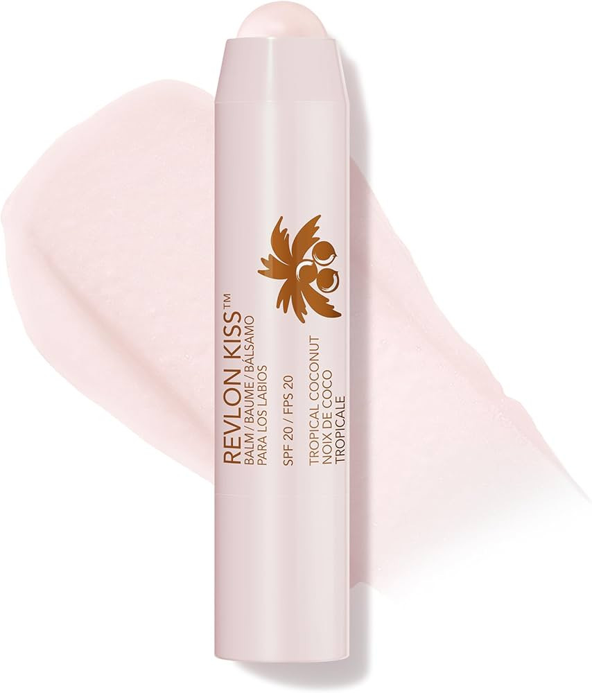 Revlon Lip Balm, Kiss Tinted Lip Balm, Face Makeup with Lasting Hydration, SPF 20, Infused with N... | Amazon (US)