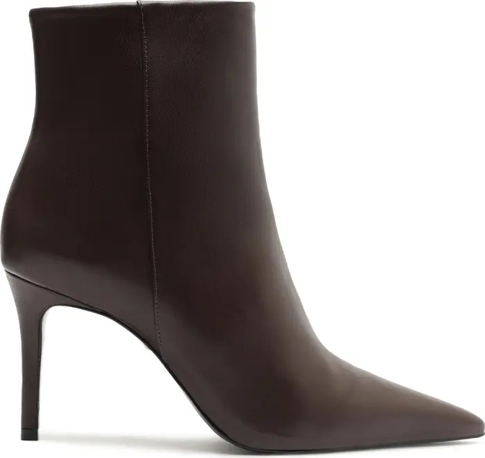 Mikki Casual Pointed Toe Genuine Calf Hair Bootie (Women) | Nordstrom