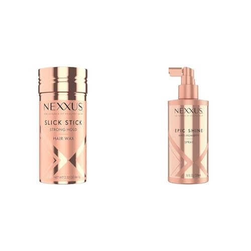 Nexxus Strong Hold Hair Wax 2.33 oz & Anti-Humidity Spray 8 oz Bundle | Amazon (US)