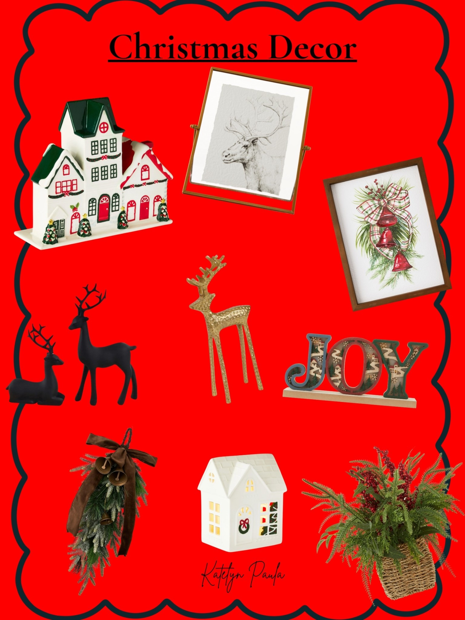 The cutest Walmart home decor for Christmas❤️‍🩹!! 

#LTKHoliday #LTKHome #LTKCyberWeek