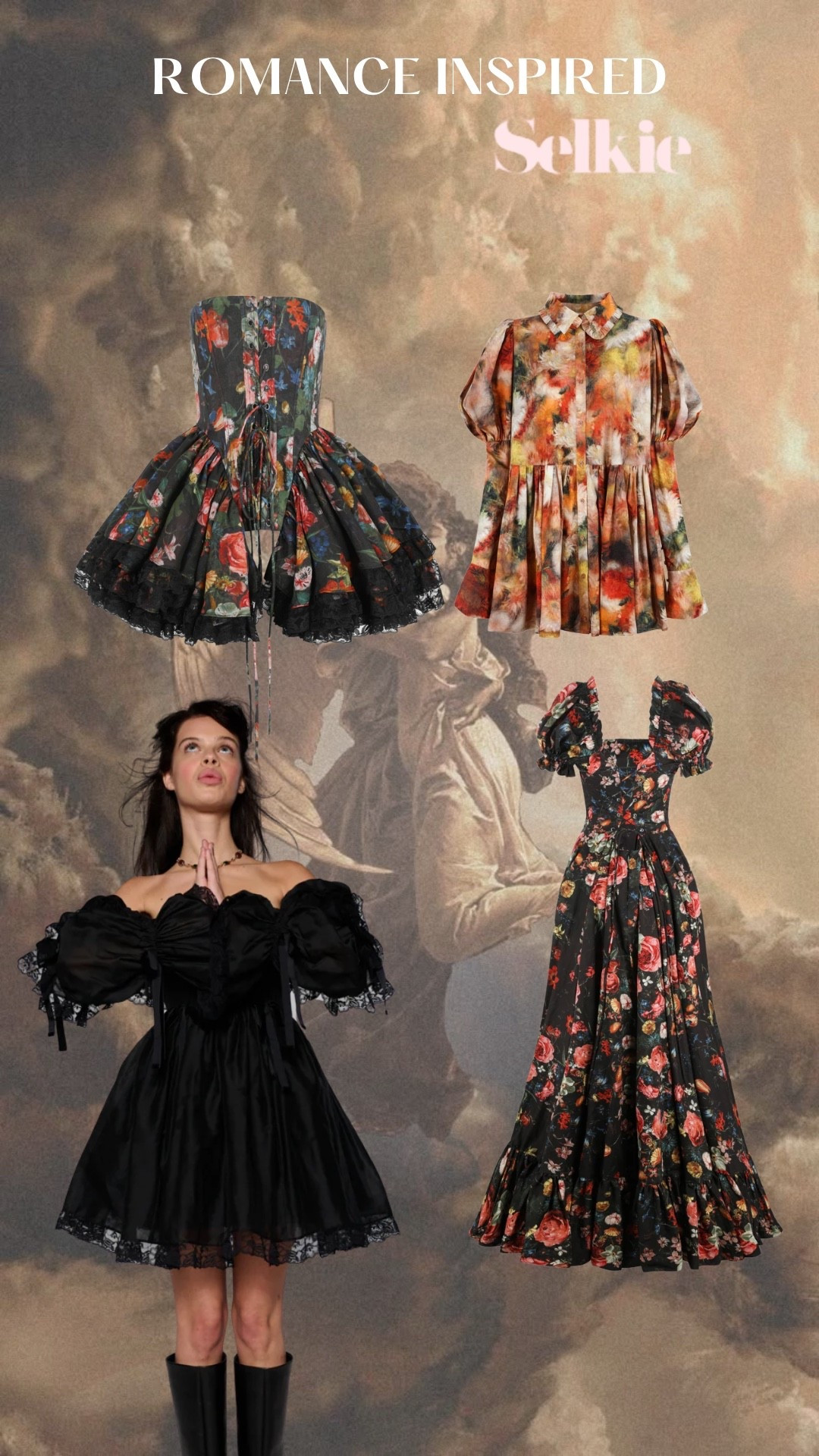 The most romantic pieces from Selkie #selkie #romance #floral #darkacademia 

#LTKHalloween #LTKStyleTip