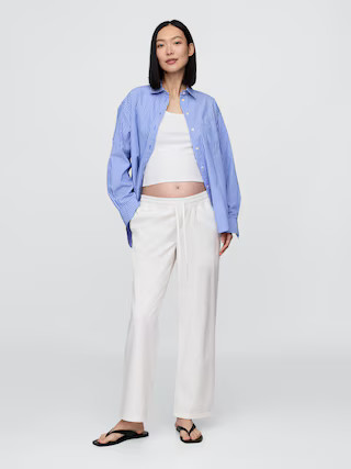Maternity Easy Wide-Leg Pants | Gap (US)