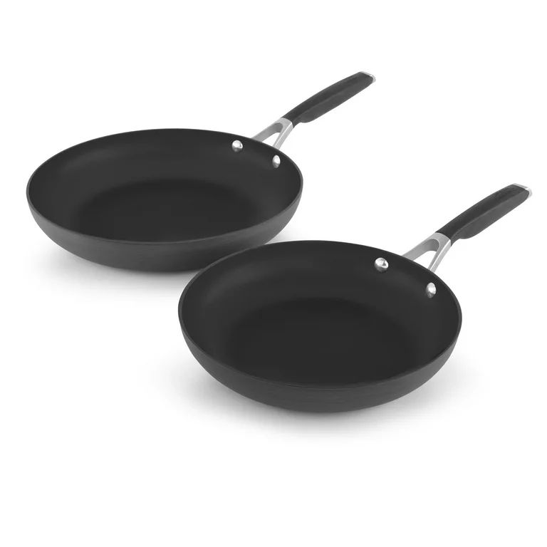 Select by Calphalon Hard Anodized Nonstick 10-inch and 12-inch Fry Pan Combo | Walmart (US)