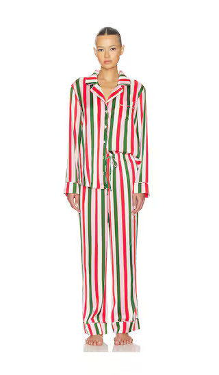 Classic PJ Set in Jolly Stripes Silky | Revolve Clothing (Global)