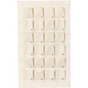 Small Advent Calendar, Ivory | Maisonette