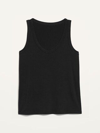 Luxe Jersey-Knit V-Neck Tank Top for Women | Old Navy (US)