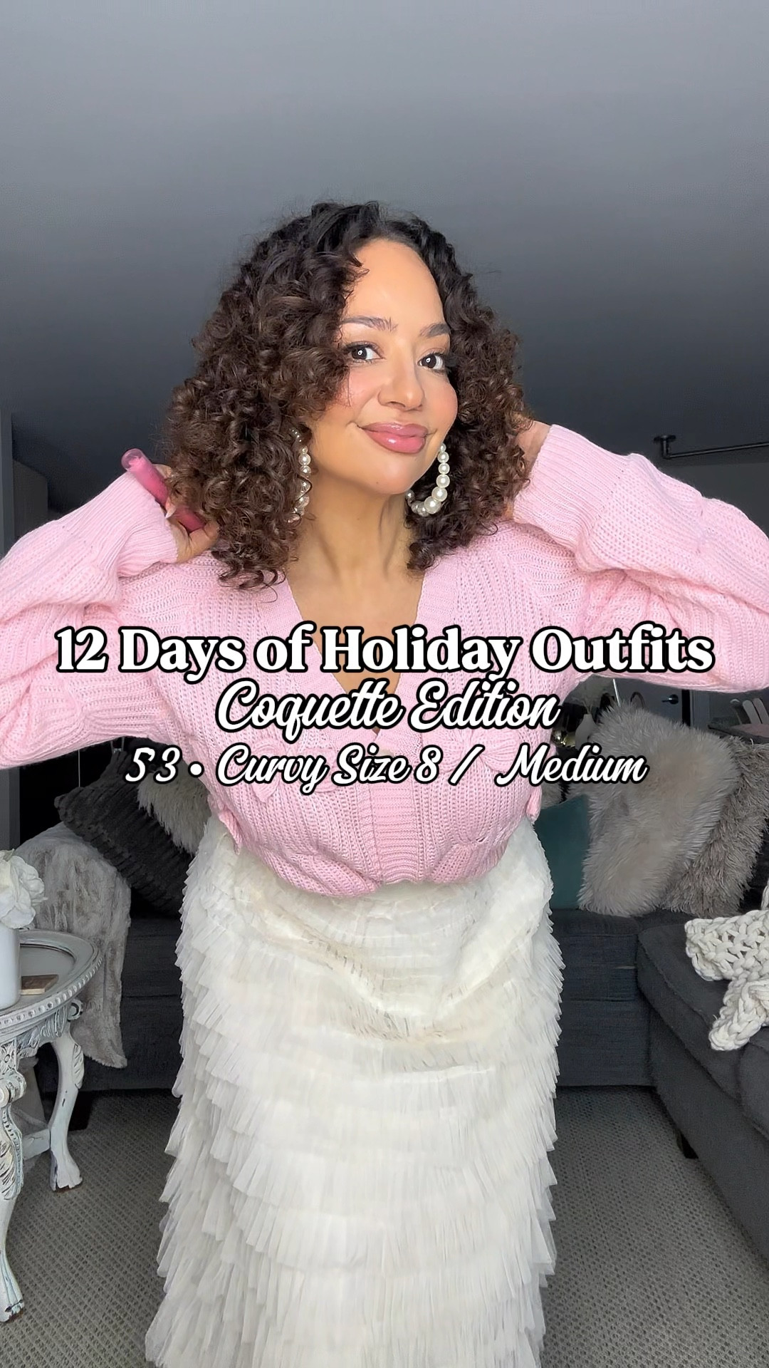 12 Days of Holiday Outfits: Coquette Edition 🎀🩷 

Sizing ⬇️

5’3 • 155 lbs
Size 8 / Medium
Bust: 34DDD
Waist: 28”
Hips: 43”
Wearing Size Medium 

pink, bows, Christmas outfit, holiday outfit, tulle skirt, sweater, bow sweater, holiday outfit, holiday party outfit, Christmas party outfit, cardigan  

#LTKStyleTip #LTKHoliday #LTKFindsUnder50