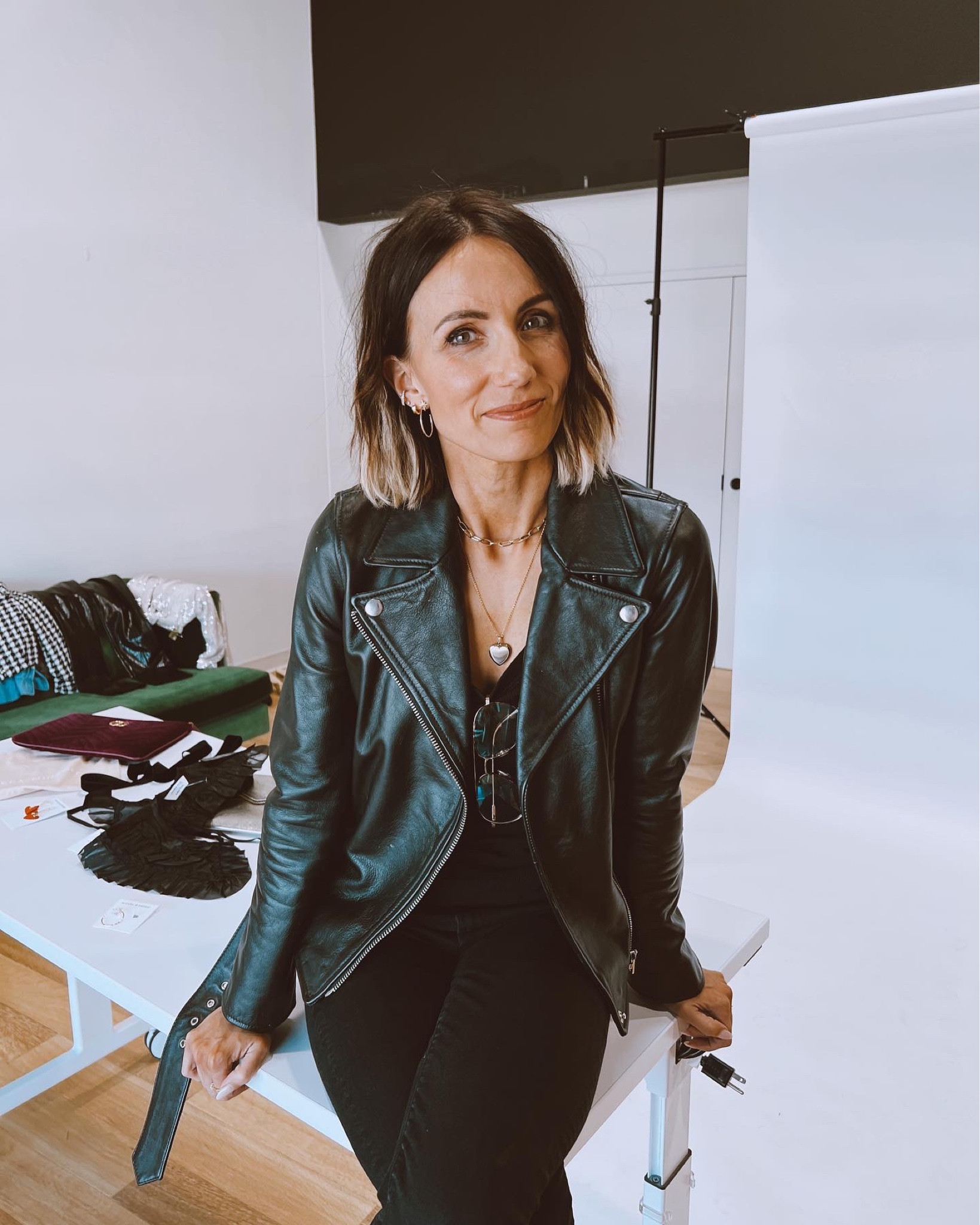 Balfern Leather Biker Jacket curated on LTK