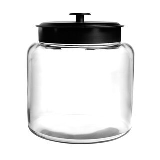 Montana 1.5-gallon Jar with Black Lid | Bed Bath & Beyond