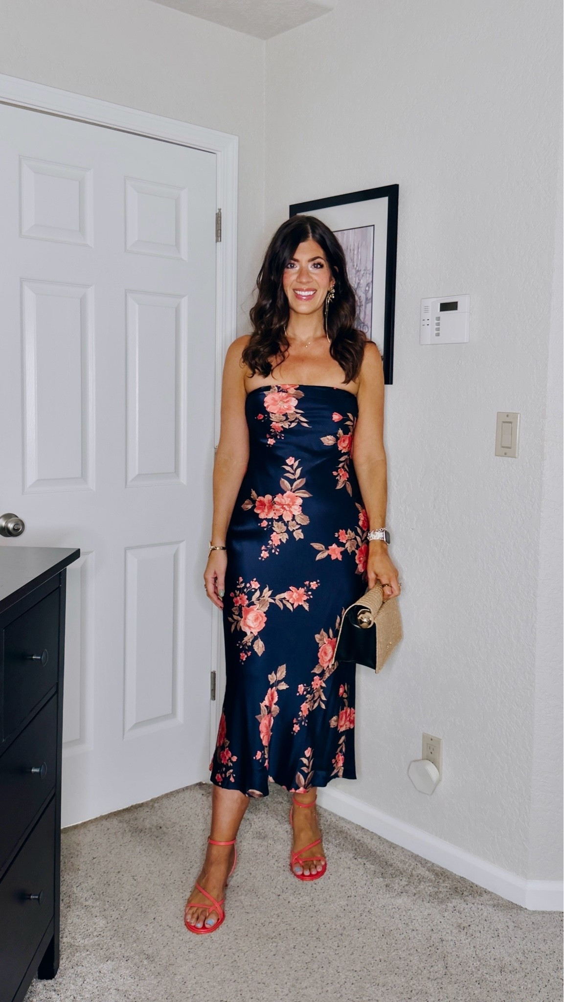 Cocktail party outfit 
Medoum silk dress, medium shapewear

#LTKMidsize #LTKTall #LTKWedding