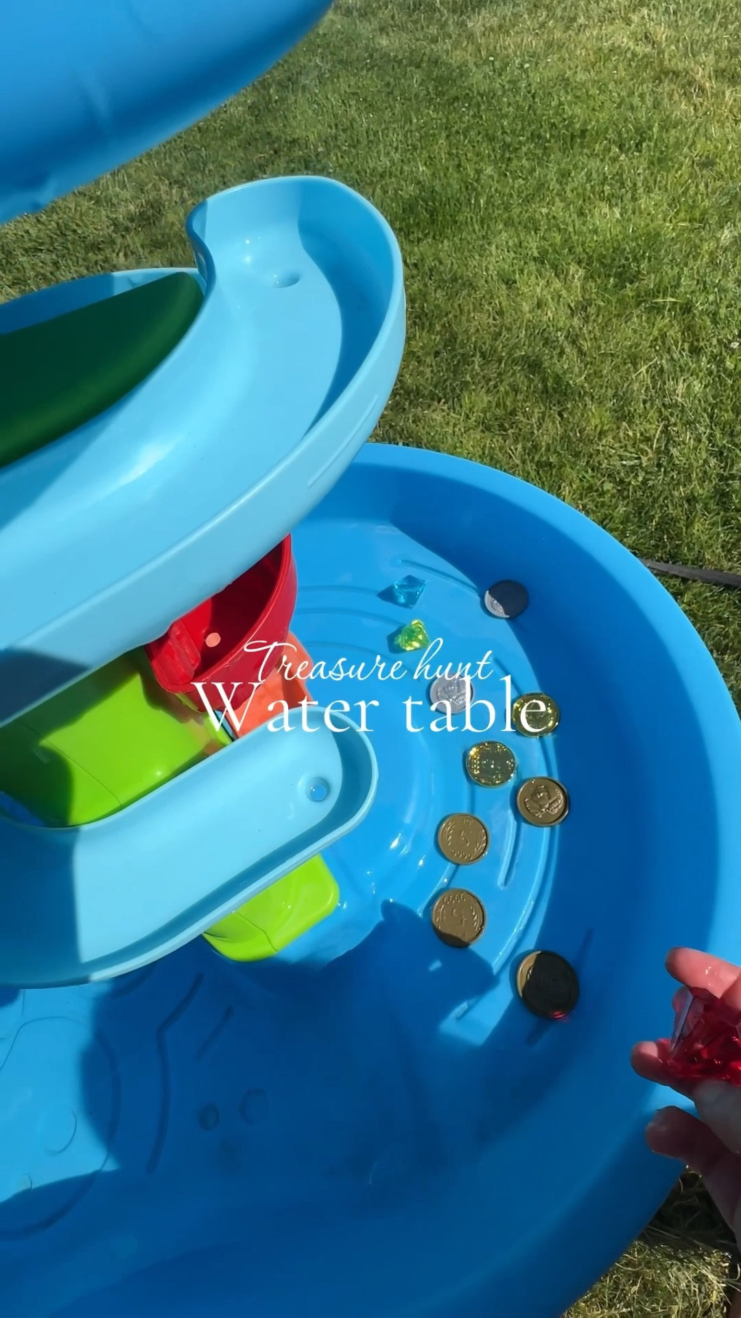 The perfect summer activity for kids- treasure hunt water table 🏴‍☠️💎🪙


•summer play ideas• water table theme• water sensory play • 

#LTKBaby #LTKFamily #LTKKids