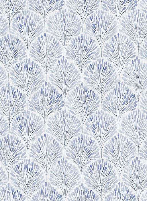 Simon&Siff Blue Peel and Stick Wallpaper, 17.3" x 120" Modern Geometric Contact Paper Boho Remova... | Amazon (US)