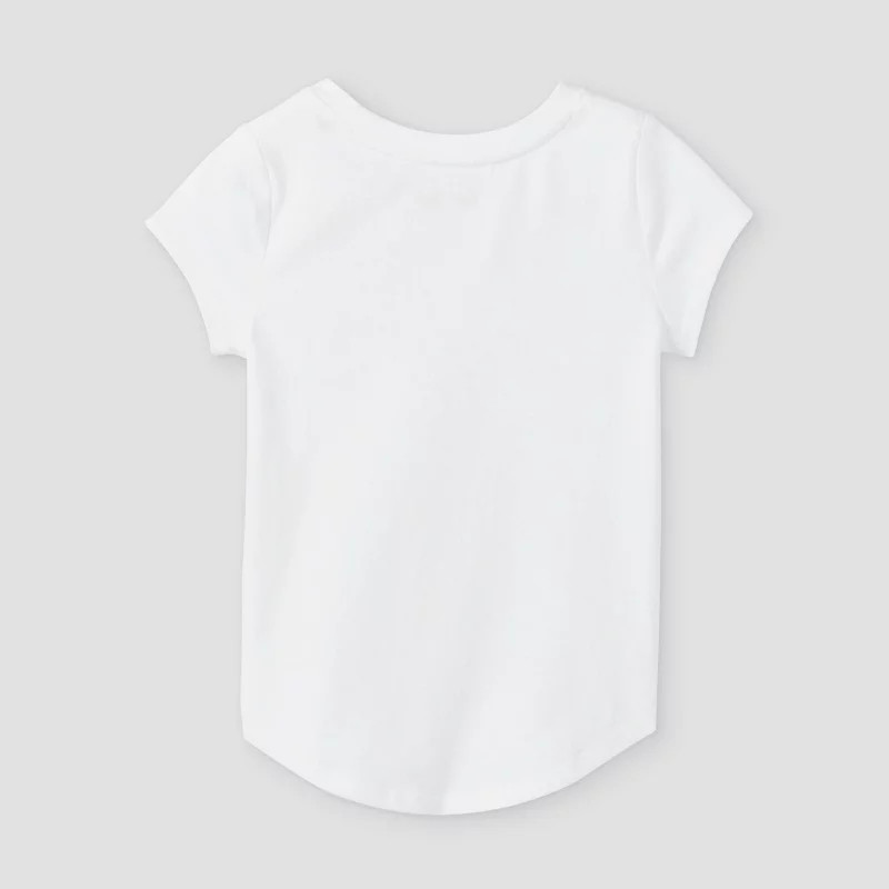 Toddler Girls' Solid Knit Short Sleeve T-Shirt - Cat & Jack™ | Target