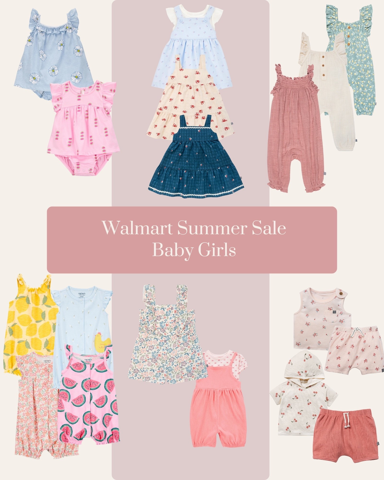 Walmart summer sale for baby girl clothes

#LTKBaby #LTKSaleAlert #LTKKids