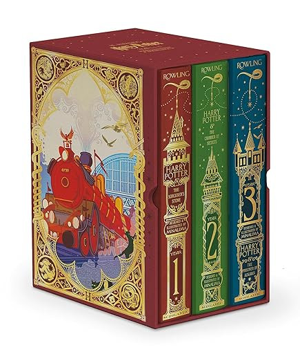 Harry Potter Books 1-3 Boxed Set (MinaLima Edition) (Interactive Illustrated Edition) | Amazon (US)