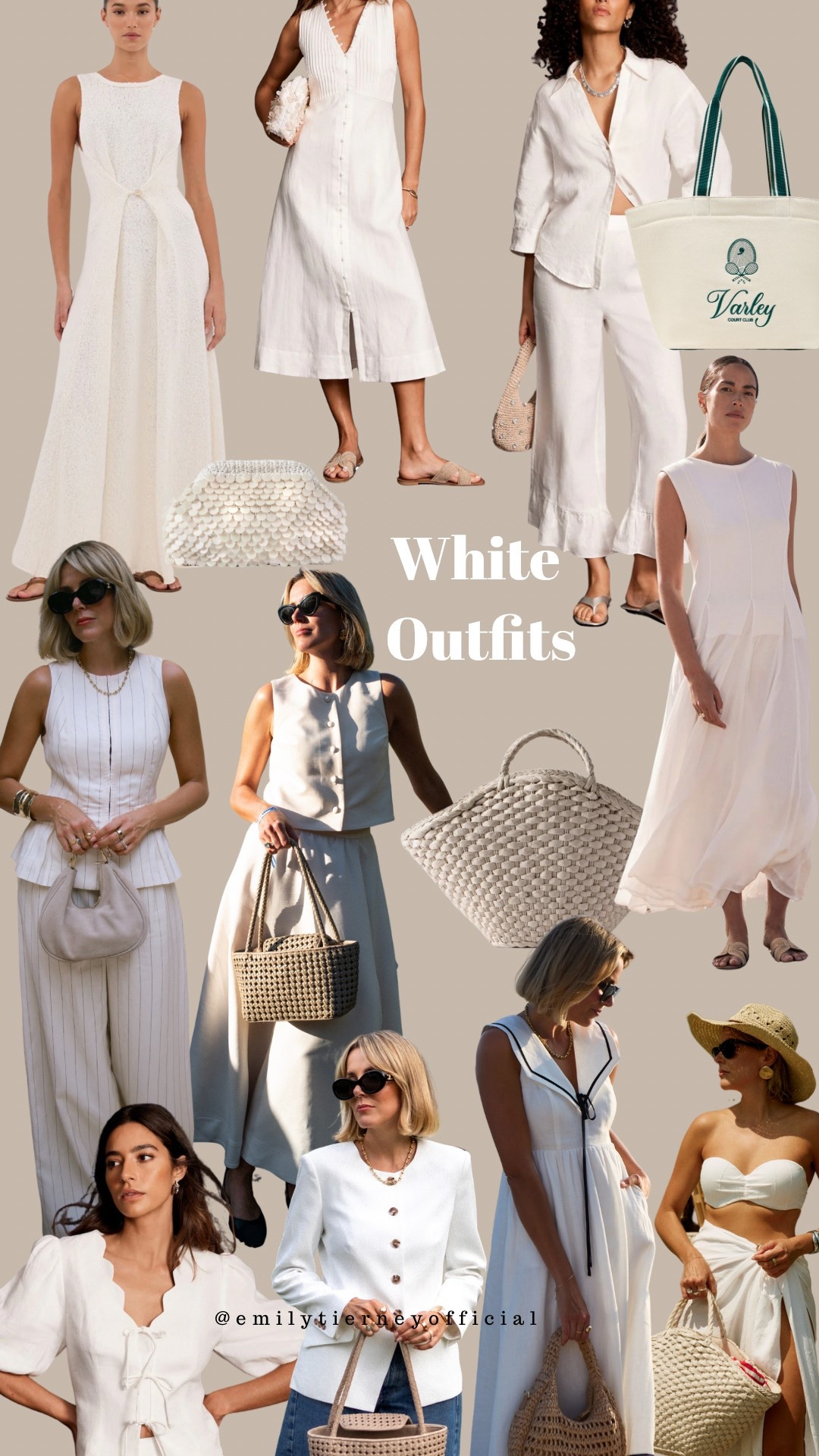 White dress
Maxi dress
Holiday outfits 
Basket bag
Holiday clutch bag
White co-ord 
White bikini
White sarong 
Linen dress 

#LTKeurope #LTKuk #LTKsummer